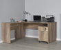 Hanah Home Rms-320-Tt-1 Escritorio de Estudio Nogal Claro